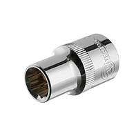 Головка шестигранна 1/2", 11 ммx38 мм Cr-V INTERTOOL ET-0011