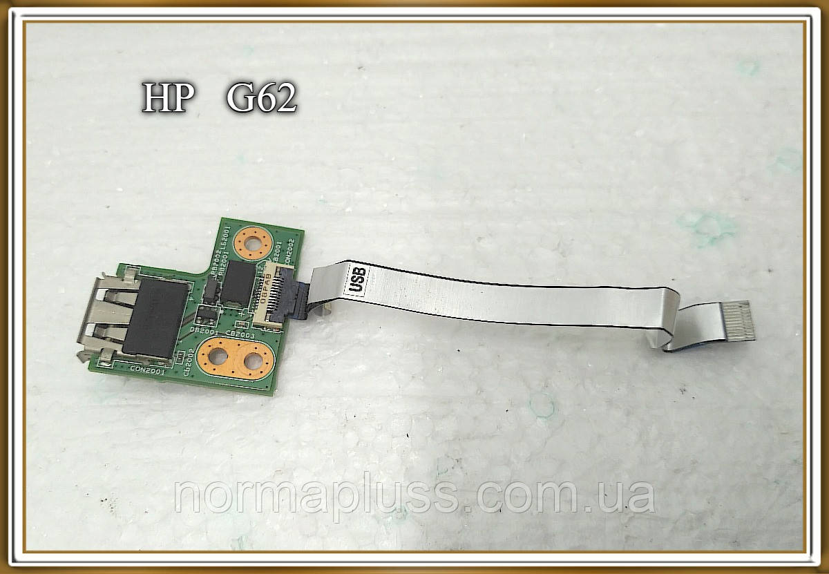 Плата USB для ноутбука HP G62 (б/у), фото 1