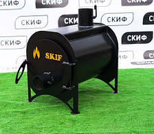 Буржуйка на дровах Скіф 40 з камерою допалювання вторинних газів 3 мм, фото 4
