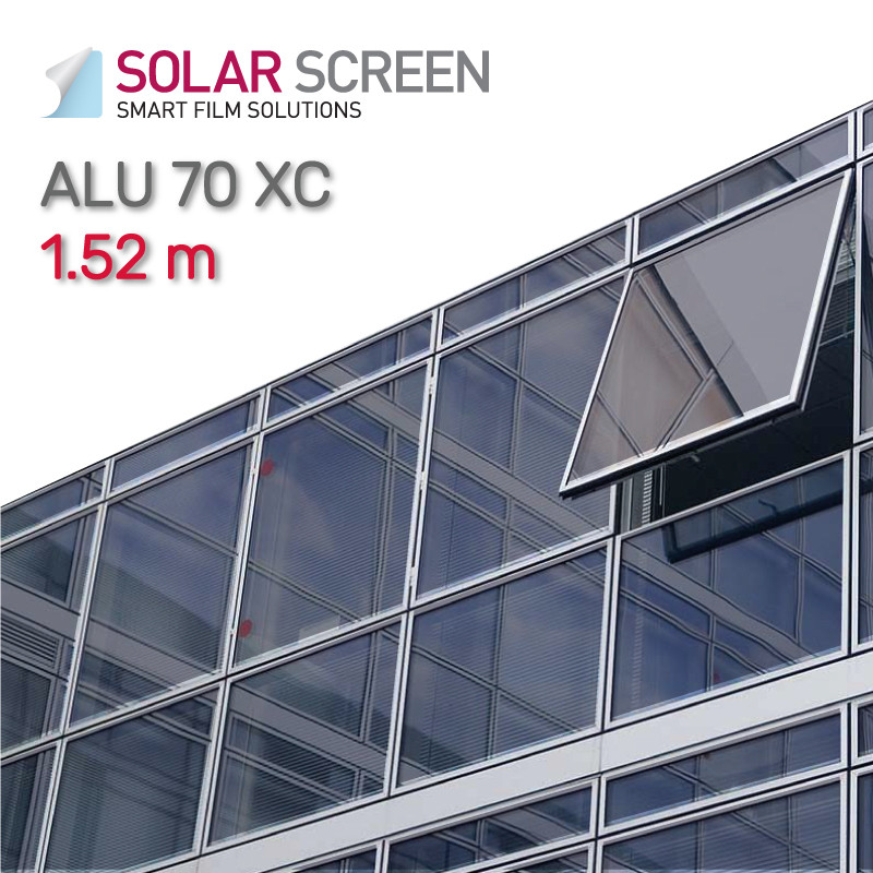 Сонцезахисна плівка Solar Screen ALU 70 XC, світлопропускання 43% 1.52 м