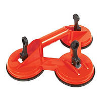 Тримач-присоска для скла потрійна 3x120 мм, max 160 кг INTERTOOL HT-7103