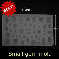 Силиконовая форма Small gem mold 116x66