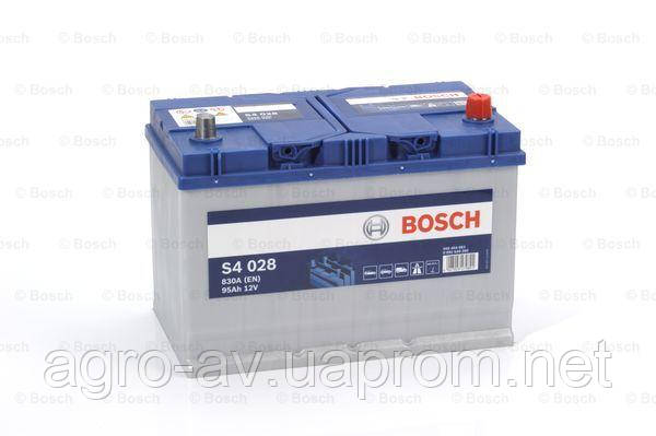 Аккумулятор 95Ah-12v BOSCH (S4028) (306x173x225),R,EN830(Азия) R+правый - фото 3 - id-p1537925418