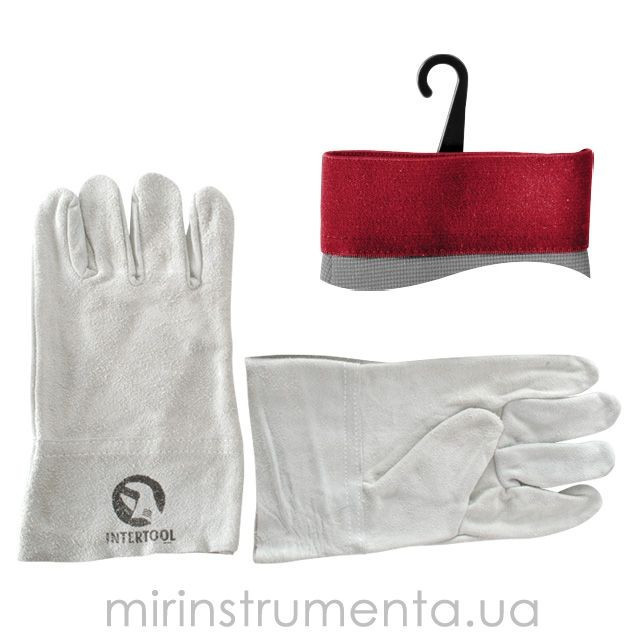 Рукавичка замшева (фарба) INTERTOOL SP-0015