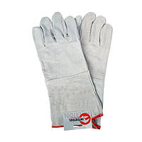 Рукавичка замшева сіра INTERTOOL SP-0009