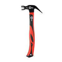 Молоток столярний 450 г ручка з фібергласу INTERTOOL HT-0223