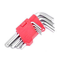 Набір Г-подібних шестигранних ключів Cr-V INTERTOOL HT-0601