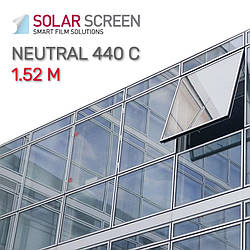 Захисна прозора комбінована плівка Solar Screen Neutral 440 C 125 мкр. світлопроникність 63% 1.524 м