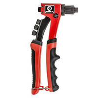 Пістолет заклепувальний ручний 215 мм, діаметр застосовуваної заклепки 2.4; 3.2; 4; 4.8 мм INTERTOOL RT-0014