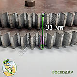 Шестерня подвійна 88 - 98 зубів до електросоломорізки ДТЗ, Млинок, Жужа на вал 24 мм, фото 9