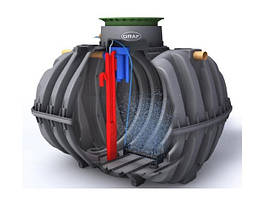 Станція очистки каналізаційних стоків One2clean 2700 л. (біосептик) однокамерна до 4 осіб