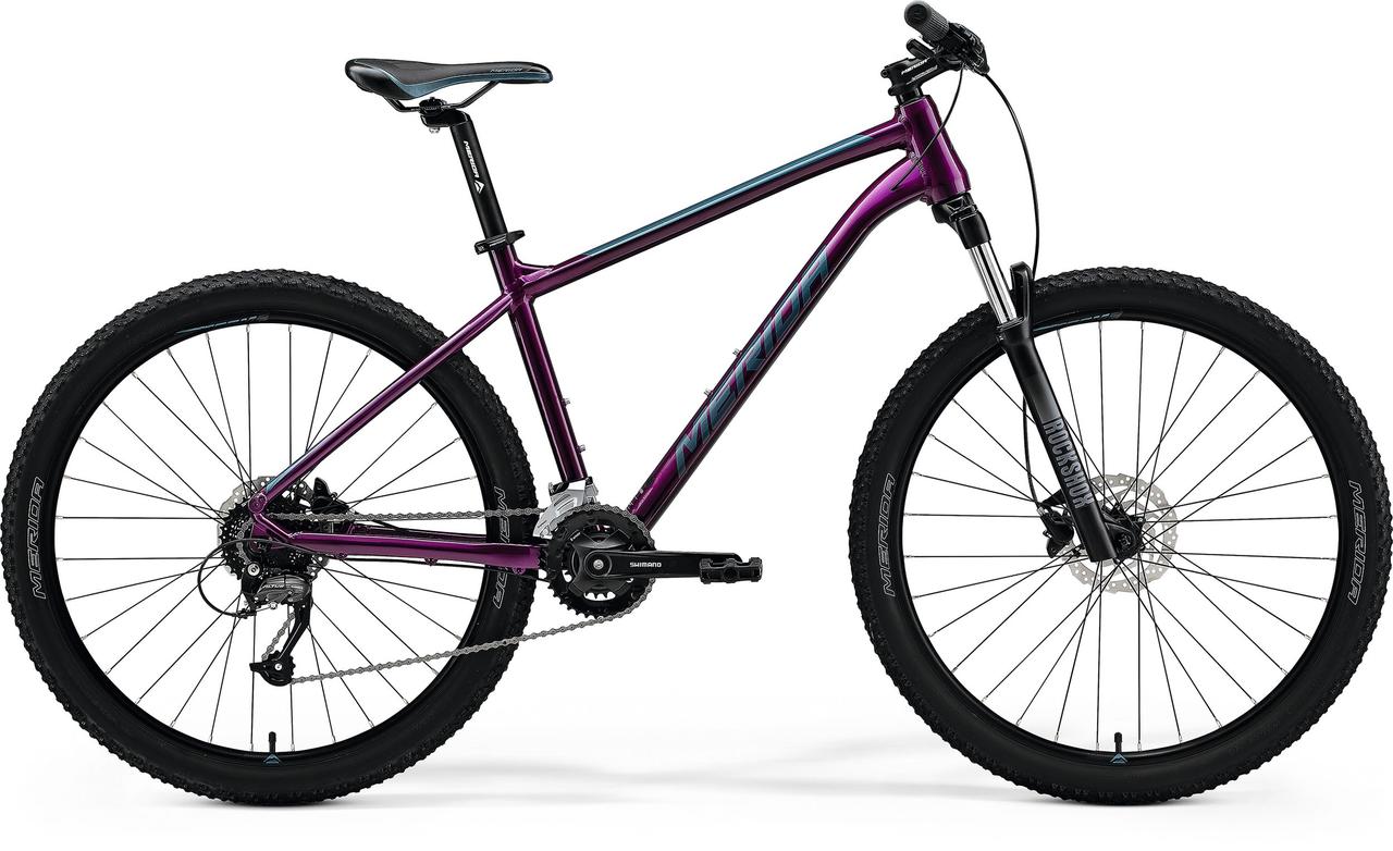Велосипед Merida BIG.SEVEN 60-2X S(15) PURPLE(TEAL-BLUE)