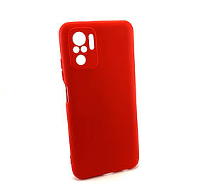 Чохол для Xiaomi Redmi Note 10, Note 10s 4G накладка на бампер Full Soft Case силіконовий червоний