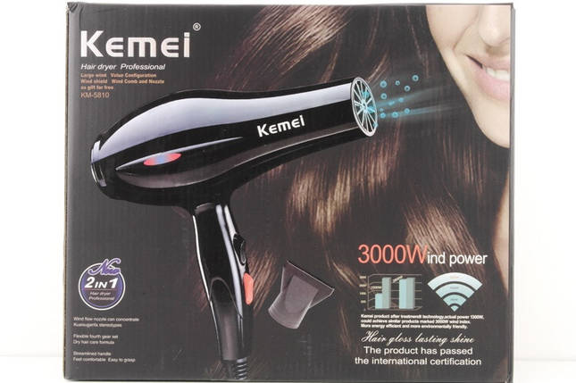 Фен Kemei AP-BS-5810 3000 Вт ID 3972010, фото 3