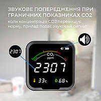 Термогигрометр с датчиком измерения CO2 SBTR РТН-9с, фото 4