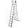 Алюмінієва трисекційна драбина KRAUSE Corda (3х11 ступенів), фото 3