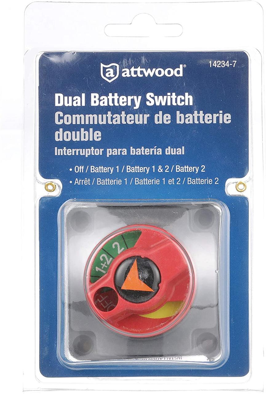 Перемикач маси на два акумулятори Attwood, фото 1