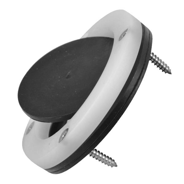 Неповоротний клапан із нейлону 73 мм білий Attwood, фото 1