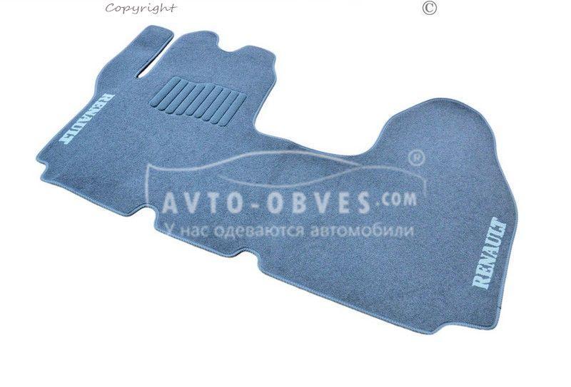 Килимки Renault Trafic 2001-2014 1+2 - матеріал: ворс, сірі кт 1шт, фото 1
