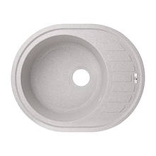 Кухонна мийка кругла 620x500/200 Lidz GRA-09 (LIDZGRA09620500200)