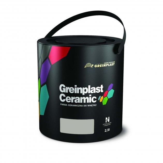 Керамічна фарба інтер'єрна Greinplast Elegance Ceramic FWC48 кашемір сірий 2,5 л.