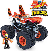 Тигровая акула конструктор Хот Вилс Mega Construx Hot Wheels Monster Truck