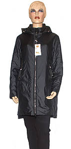 Жіноча куртка плащ з каптуром Fultani 069 54,56