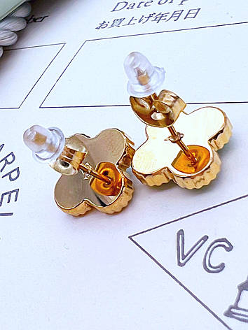 Сережки Stainlees Steel преміум (14-К), фото 2