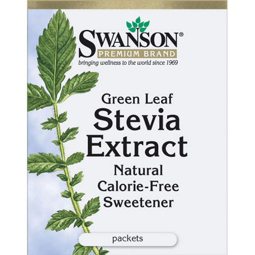 Green Leaf Stevia Extract / Цукрозамінник, екстракт листя стевії 100 пакетів