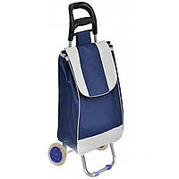 Тачка сумка с колесиками кравчучка E00317 Blue.D 95 см, темно-синяя