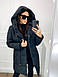 Жіноча тепла куртка зефірка ( плащівка+синтепон 200), фото 3