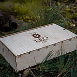 Чоловічі шкарпетки в подарунковій дерев'яній коробці Лео Лайкра Преміум 24 пари розмір 40-46, фото 3