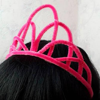 Дитячий новорічний карнавальний обруч Корона