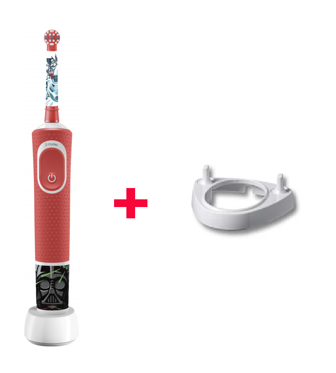 Дитяча електрична зубна щітка Oral-B Vitality 100 StarWars +підставка