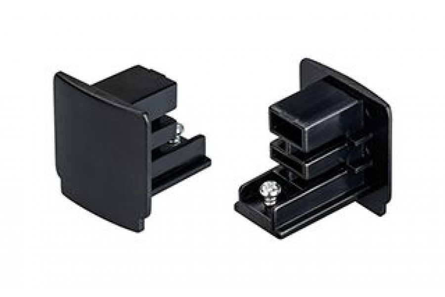 Заглушка чорна для прямокутного 3ф треку