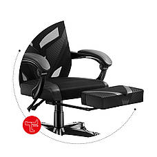 Ігрове крісло HUZARO COMBAT 5.0 Black Чорний, фото 4