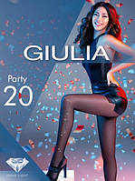 Тонкие колготки с надписью из люрекса PARTY 01 Giulia