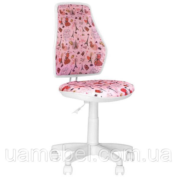 Дитяче комп'ютерне крісло Fox (Фокс) GTS white OD, фото 1