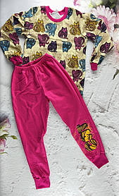 Піжама для дівчаток Kat PGD-21-22 Рожевий Байка 13058 GABBI