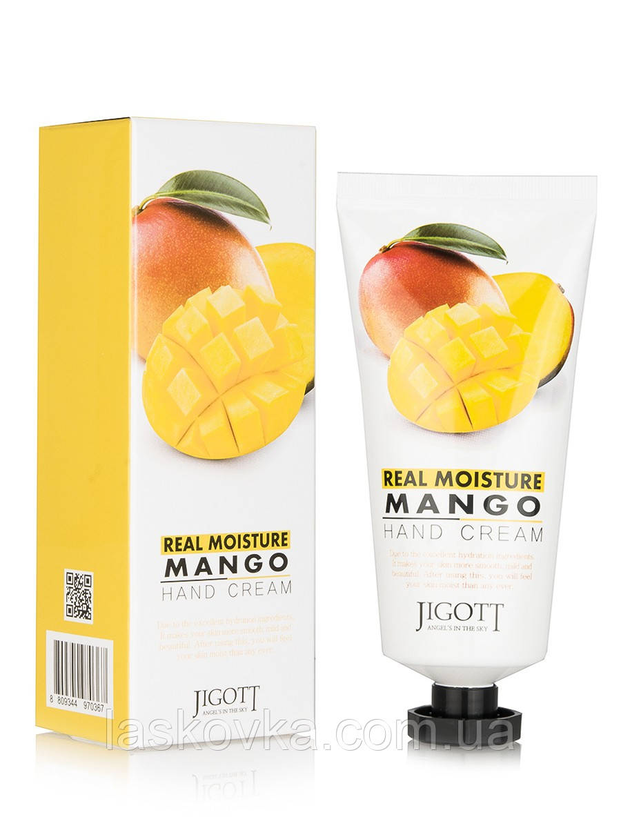 Увлажняющий крем для рук c манго Jigott Real Moisture Mango Hand Cream - фото 4 - id-p1538194069