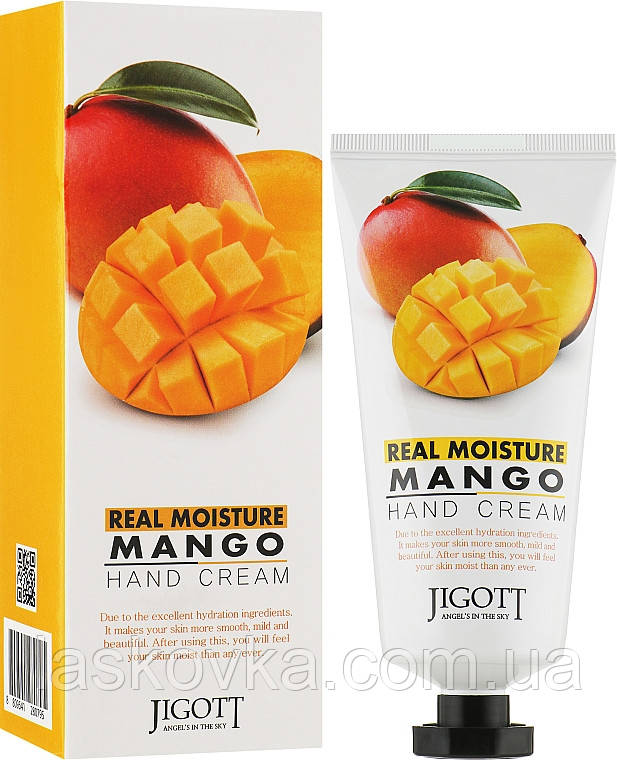 Увлажняющий крем для рук c манго Jigott Real Moisture Mango Hand Cream - фото 1 - id-p1538194069