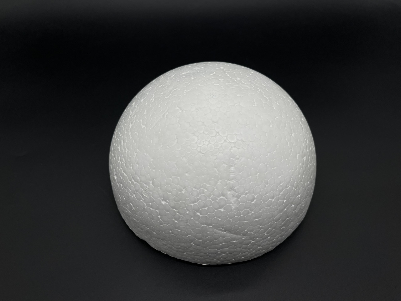 Заготовки для іграшок з пінопласту на Новий рік Півсфера 200мм заготовка для творчості