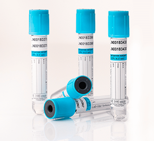 Пробірки для коагулологічних досліджень з цитратом Na