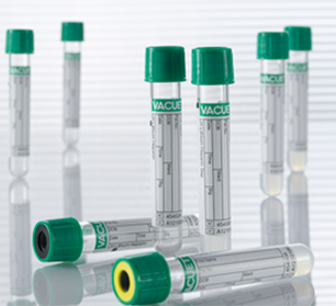 Пробірки для аналізу з Li/Na-гепарином, Li-гепарин і розділовий гель