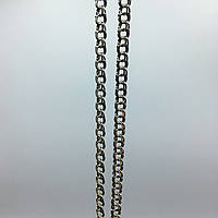 Серебряная мужская цепь Плетение Бисмарк Длина 50 см