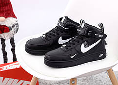 Кросівки чоловічі зимові Nike Air Jordan Winter, шкіра, чоловічі кросівки найк аїр джордан зимові,