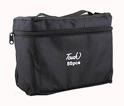 Набір скетч-маркерів двосторонніх Leader 80 кольорів у сумці