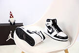 Кросівки чоловічі зимові Nike Air Jordan Winter, шкіра хутро, кросівки найк аїр джорн зимові, білі retro, фото 3