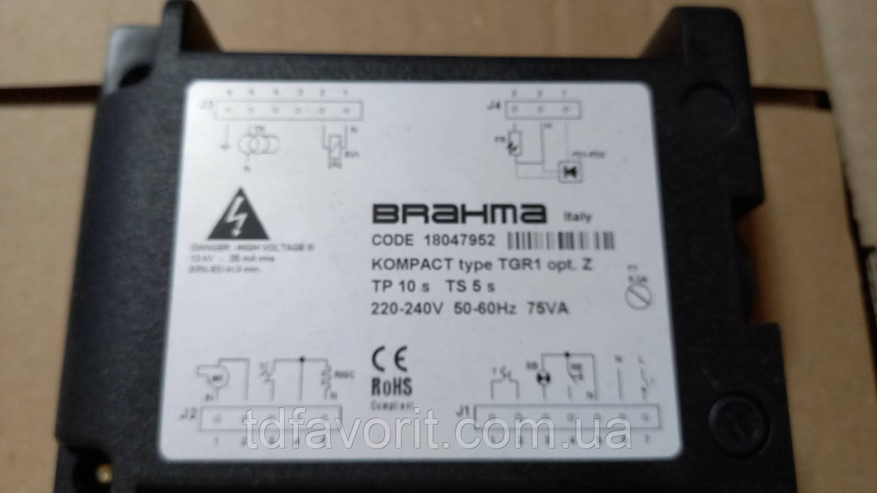 BRAHMA TGR1 блок контролю горіння, фото 1