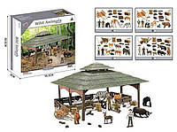 Игровой набор Ферма для детей Q 9899 ZJ104 50 деталей, 2 фермера, животные